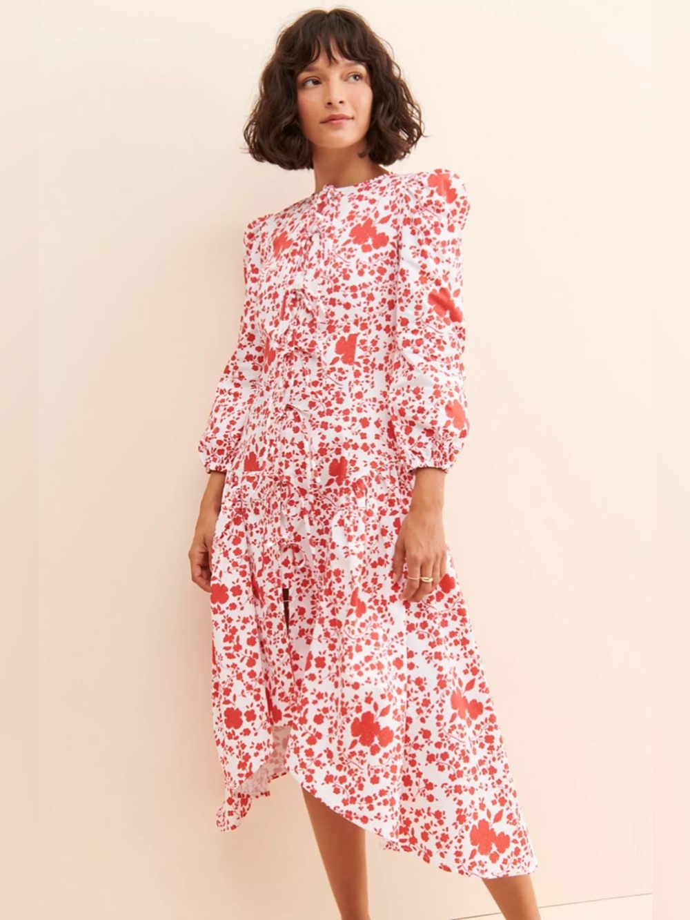 Anthropologie Naya Rae Anni Tie Front Dress size 6 - Picture 2 of 9